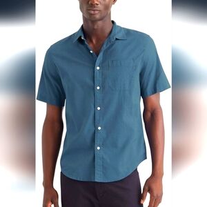 Van Heusen Blue Casual Button Down Shirt